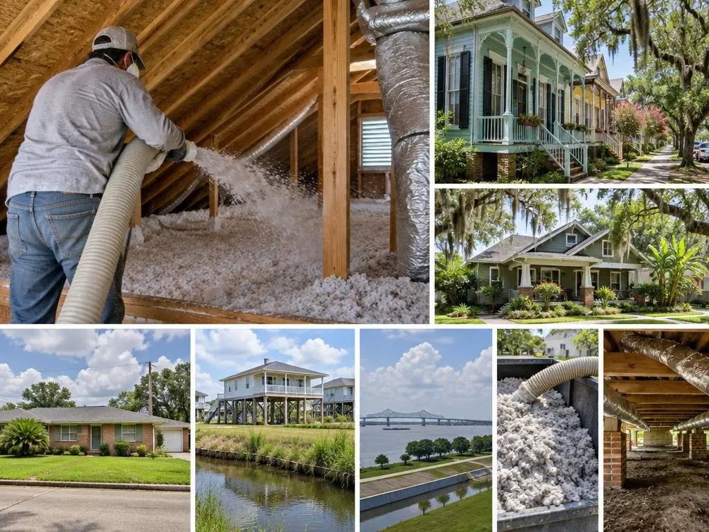 Blown-In Insulation in New Orleans, LA
